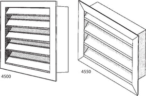 Weather-Proof Louver S/F 4500-44X12