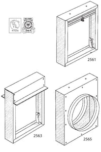 2" 3 Hour Vertical Mount Fire Door 2561-8X8